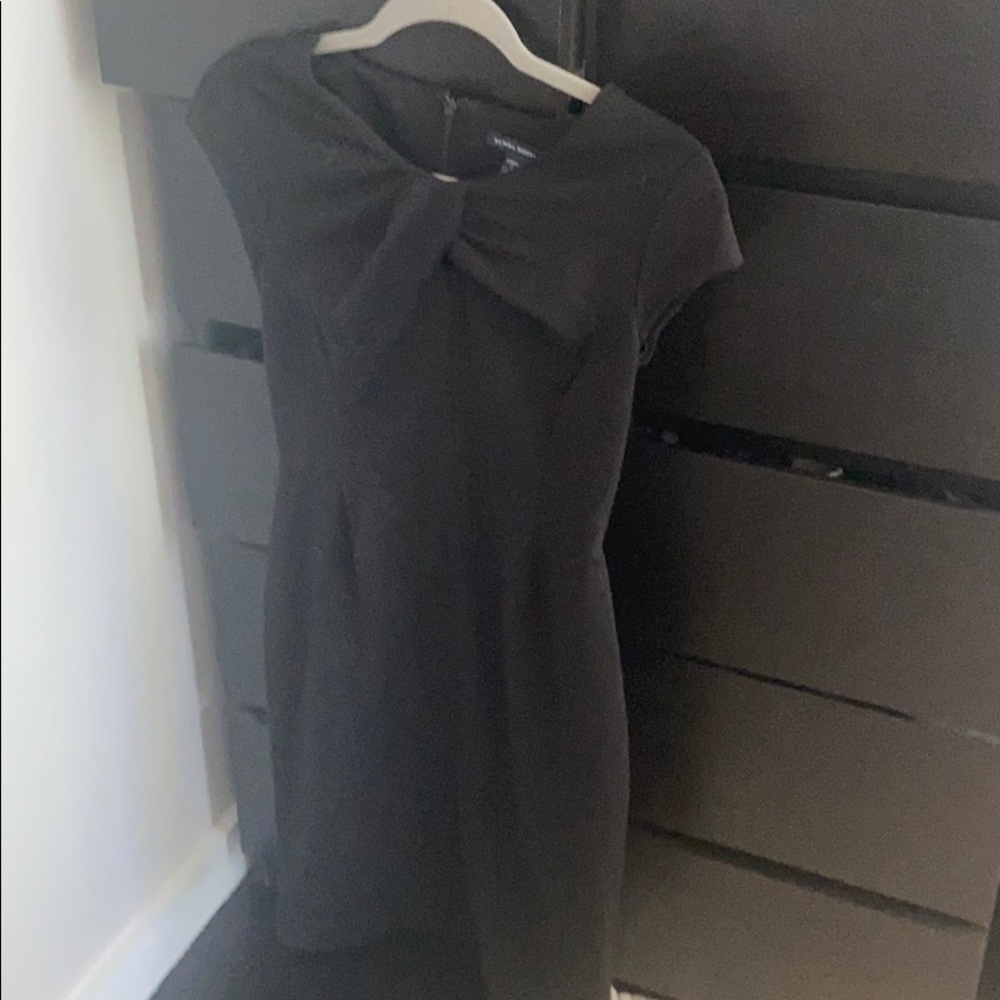 Office black dress Banana Republic